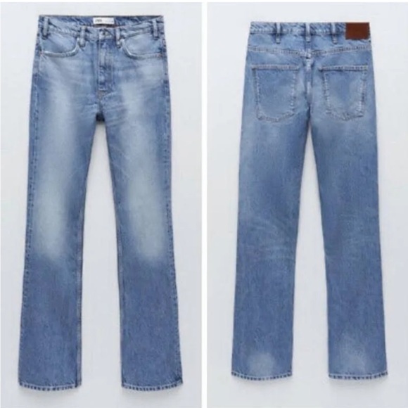 Zara Denim - NWT Zara Women’s Premium The Vintage Flare Jeans in Sentinel Blue.